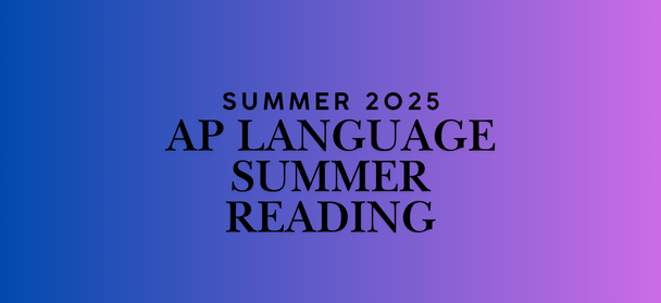  ap language summer reading